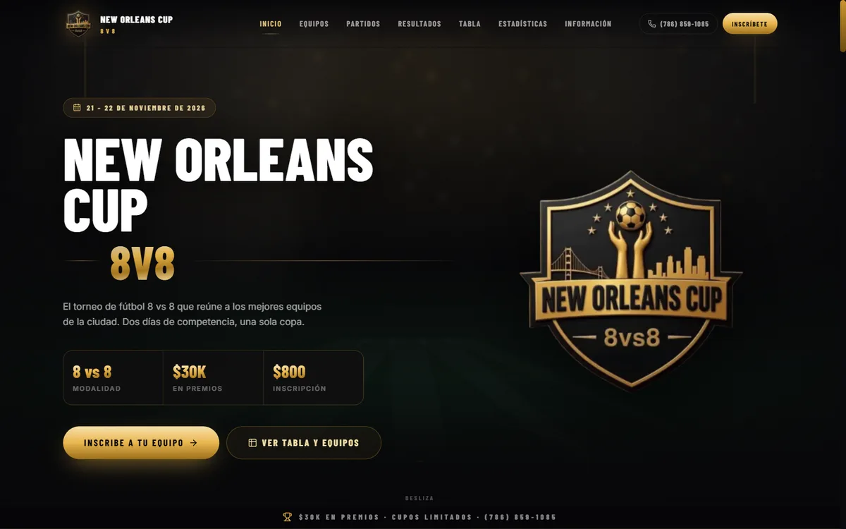 Captura de New Orleans Cup 8v8