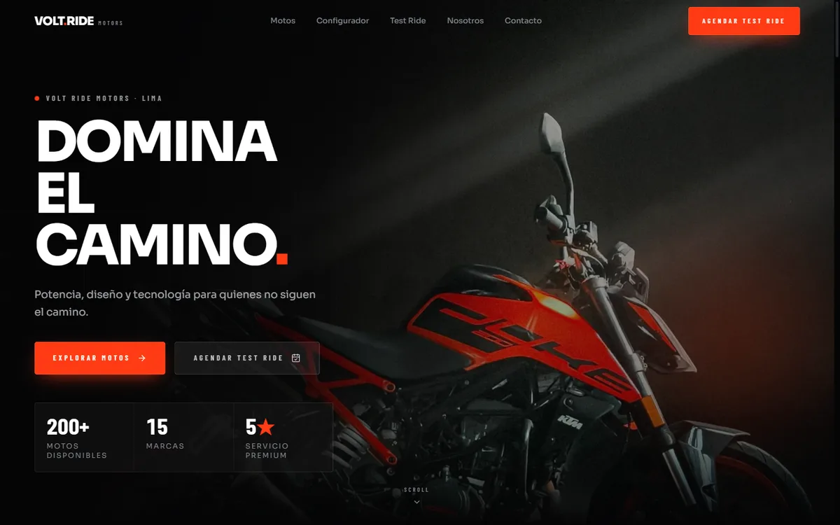 Captura de VOLT RIDE Motors